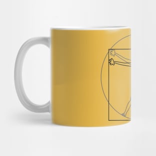 Vitruvian cat Mug